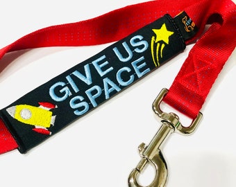 Give Us Space Dog Leash Strap Wrap
