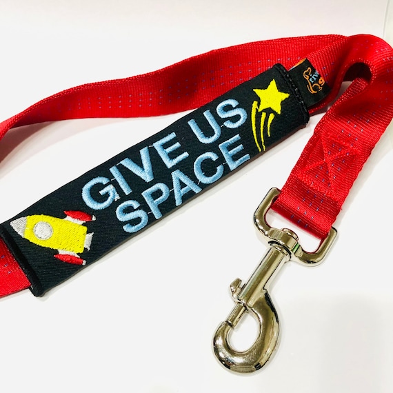 Give Us Space Dog Leash Strap Wrap