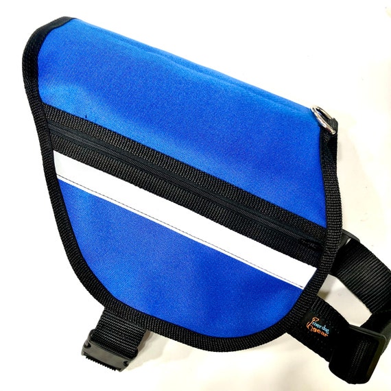 Royal Blue Pocket Vest Pre-Made, ready to ship