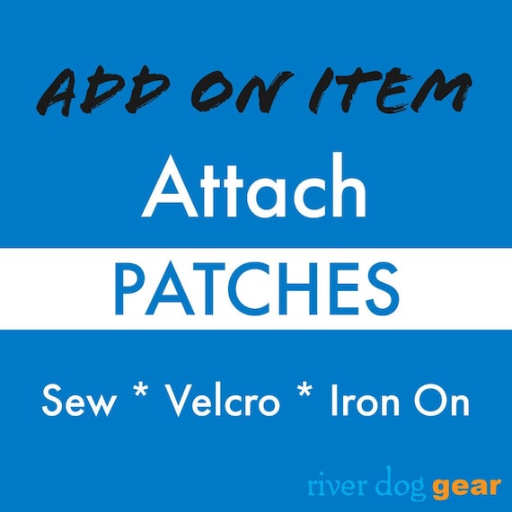 ATTACH PATCHES from another Maker To My Order - Sew On Iron On badges