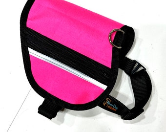 Dog Adjustable Pocket Vest HOT NEON PINK