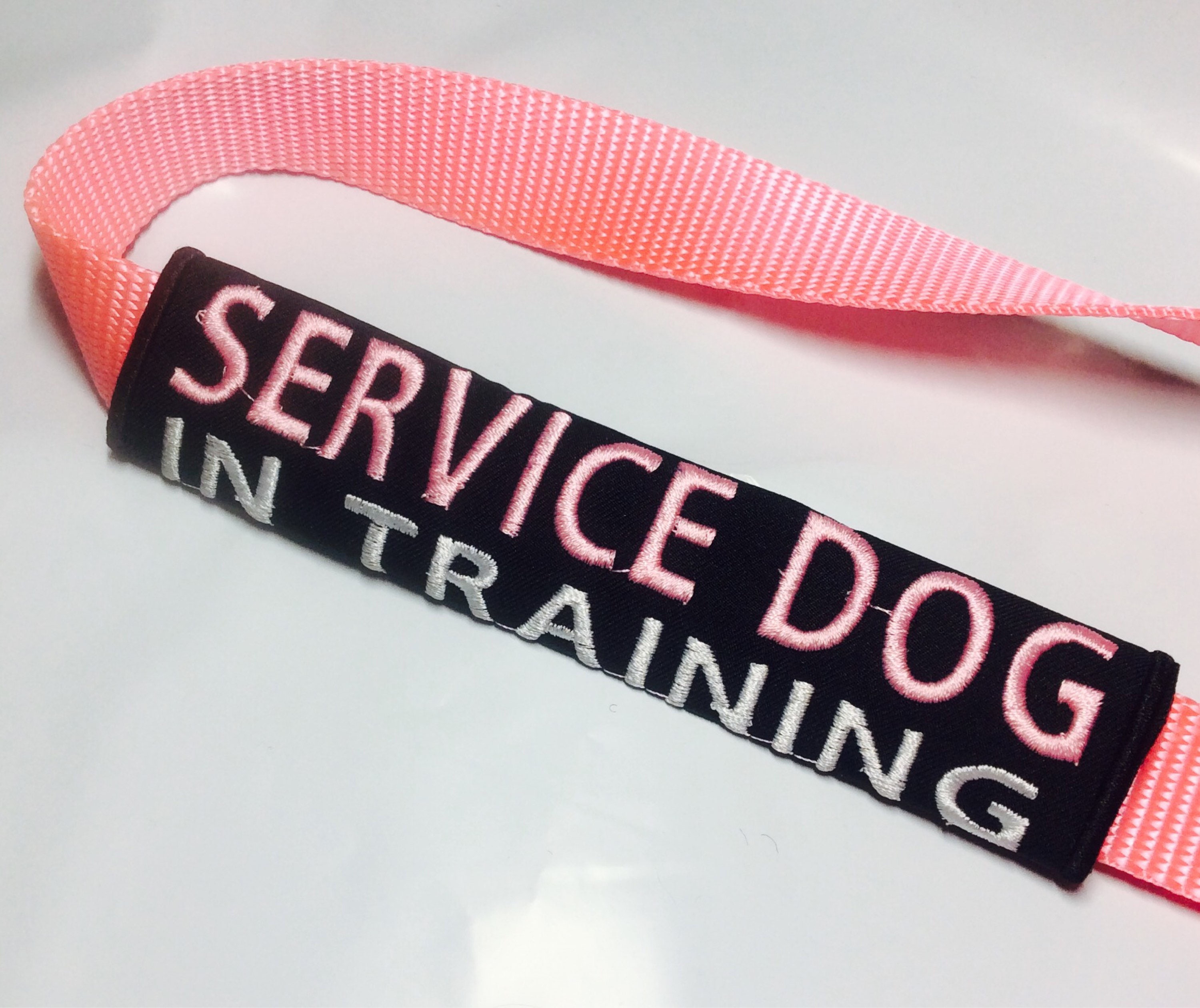 Leash Wrap Custom Embroidered Service Dog In Training