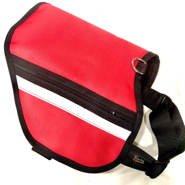 Dog Adjustable Pocket Vest RED