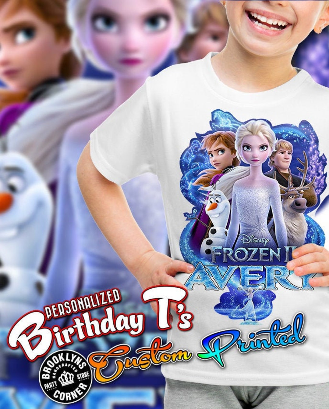Frozen 2 Camisa personalizada Camisa fiesta - Etsy España
