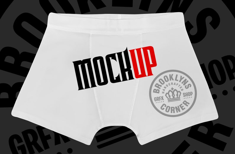 Download Mens Boxers Sublimation Silky Socks brand Mockup File | Etsy