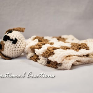 Crochet Baby Security Blanket, Puppy Blanket, Puppy Security Blanket, Blanket, Handmade Blanket, Handmade Baby Blanket, Puppy Amigurumi