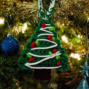 Crochet Christmas Tree Ornament, Christmas Tree Ornament, Christmas Tree, Christmas Ornament, Holiday Ornament, Handmade Christmas Ornament