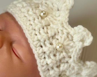 Modello per diadema a corona per neonati / Accessorio fotografico fai da te per principianti