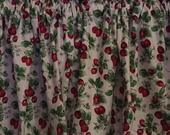 Strawberry Curtains Etsy