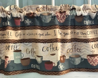 Coffee Curtains Etsy