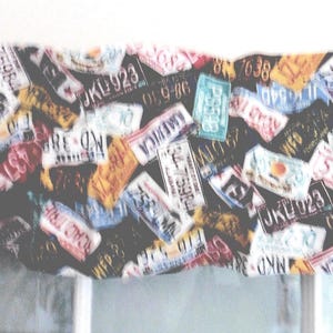 Man Cave, RV or Camper Sleeve Valances ~ *Please Note: Sleeve Valances are 42&quot; wide by 7 1/4&quot; deep with a 2&quot; or 3&quot; Rod Pocket!*