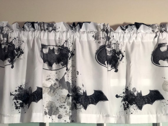 Batman Window Valance 58 Wide Etsy