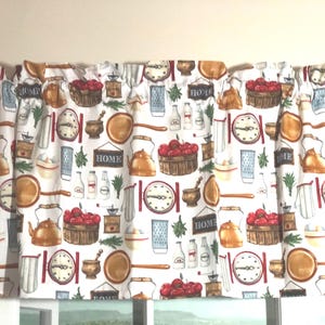 Farmhouse Kitchen Valance ~ 42 Inches Wide