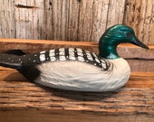 Loon carving