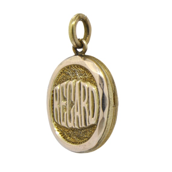 Antique Victorian Rolled Gold 'REGARD' Locket - image 5