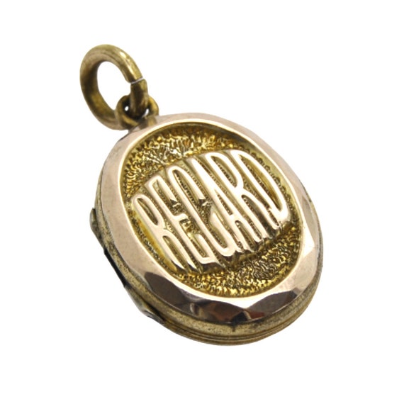 Antique Victorian Rolled Gold 'REGARD' Locket - image 3