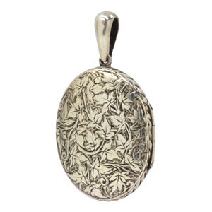 Large Victorian Sterling Silver Locket