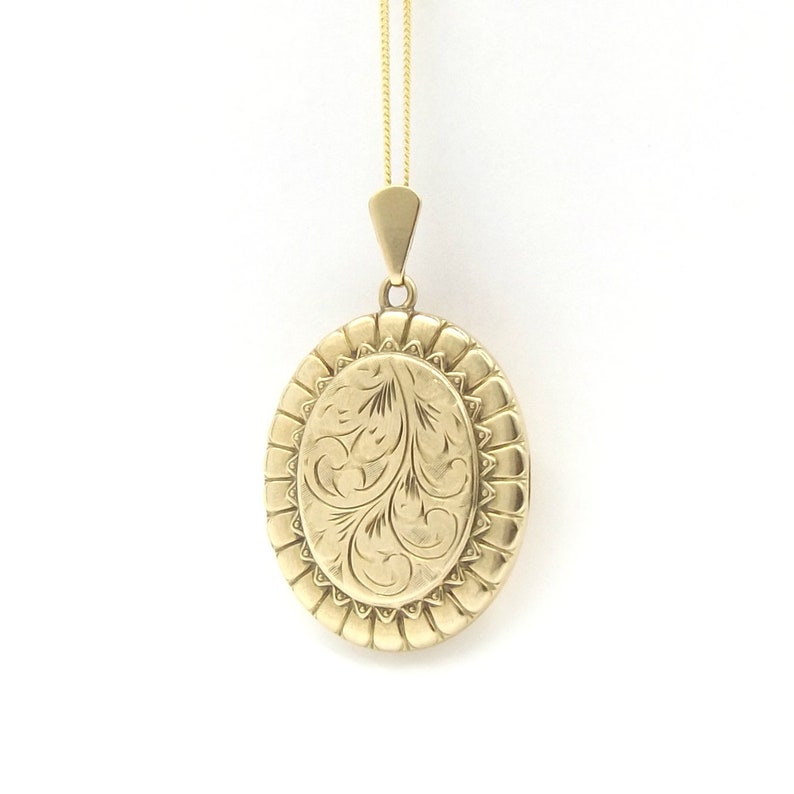 Necklaces Pendants 16/" 18/" 20/" Inches 9ct Rose Gold Oval Locket Lockets