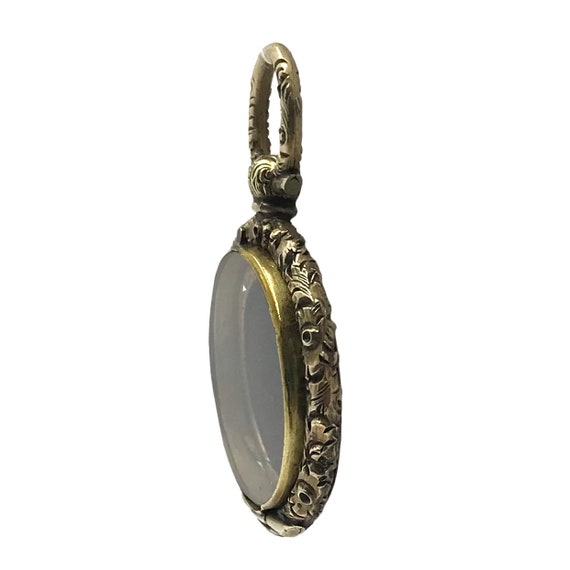 Victorian Locket Glazed Pendant | Antique Watch C… - image 5