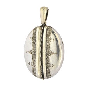 Sterling Silver Victorian Locket Necklace