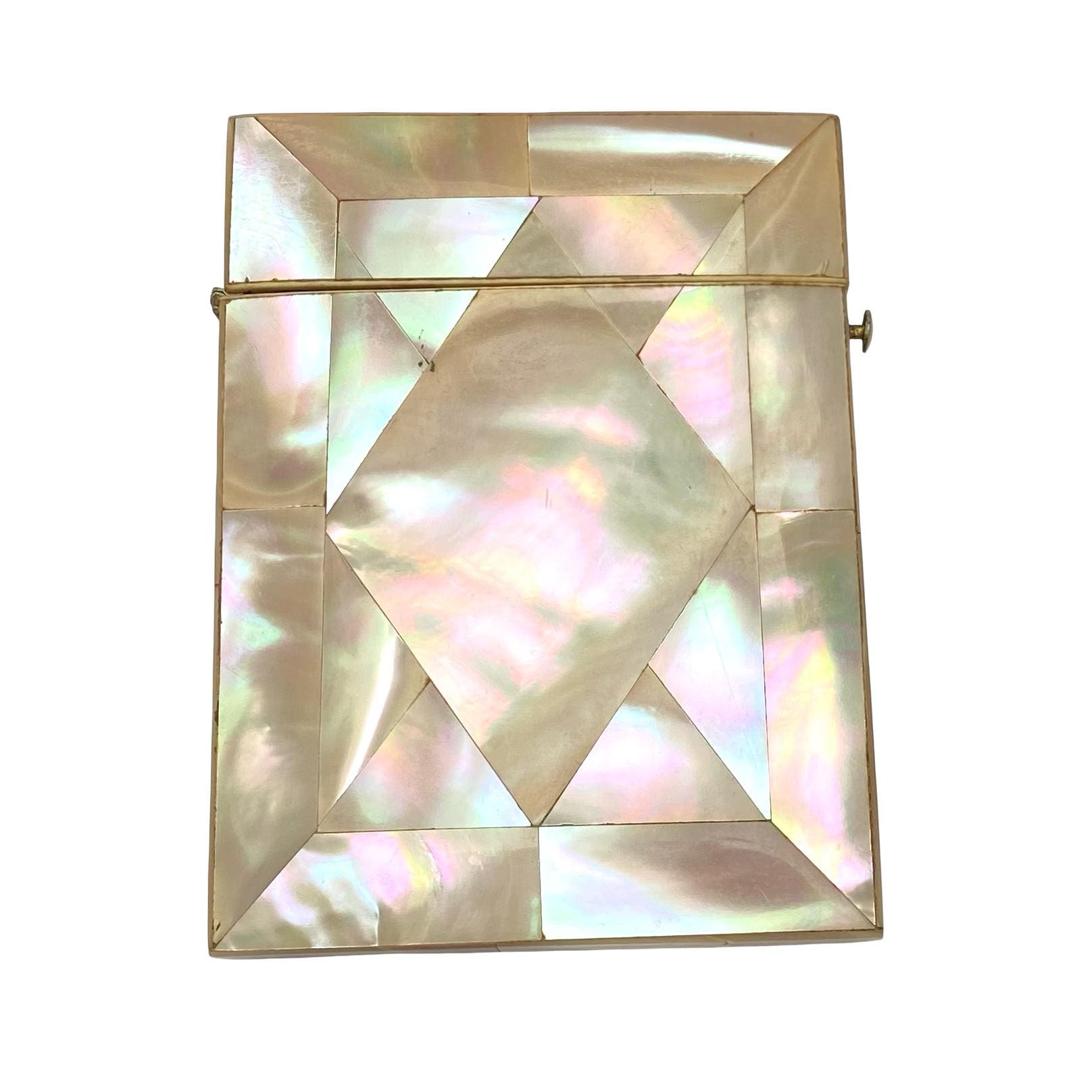 Victorian Mother of Pearl Card Case