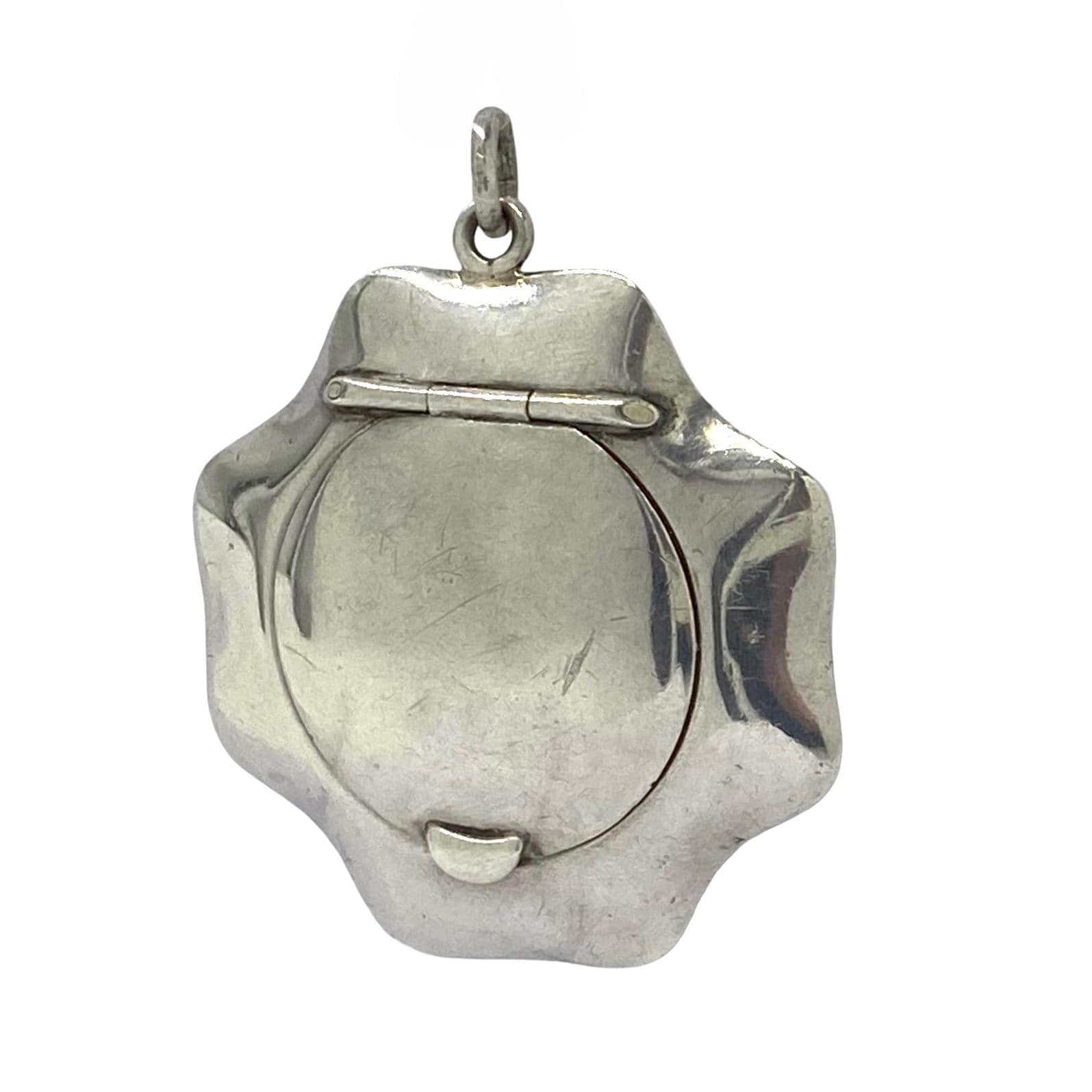 ヴィンテージ】STERLING SILVER 銀製コンパクト Antique Sterling Silver Compact - Etsy