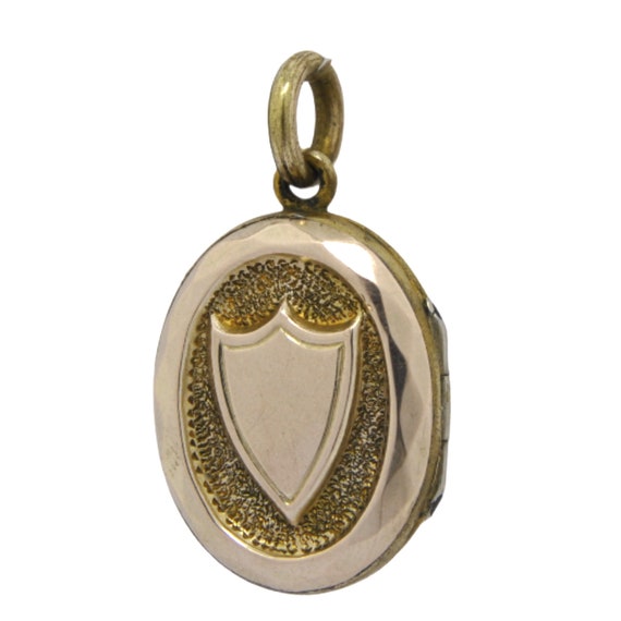 Antique Victorian Rolled Gold 'REGARD' Locket - image 2