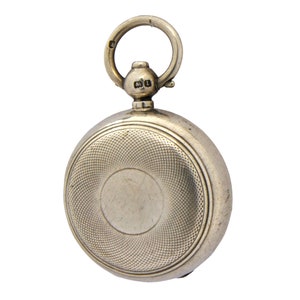 Antique Edwardian Sterling Silver Sovereign Case Pendant