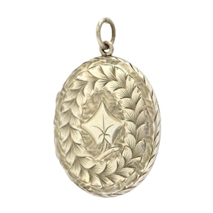 Sterling Silver Victorian Locket Necklace