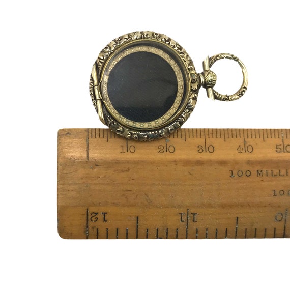 Victorian Locket Glazed Pendant | Antique Watch C… - image 6