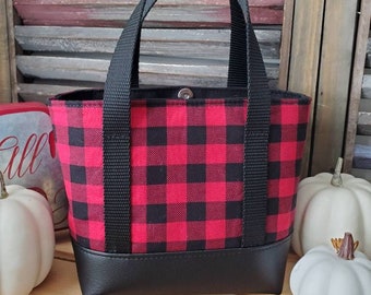 Buffalo Plaid Childs Purse, Holiday Childs Purse