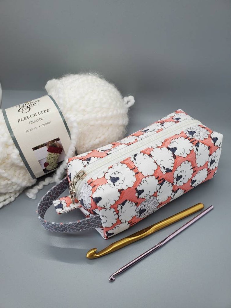 Crochet Hook Boxy Pouch Sheep Project Boxy Pouch