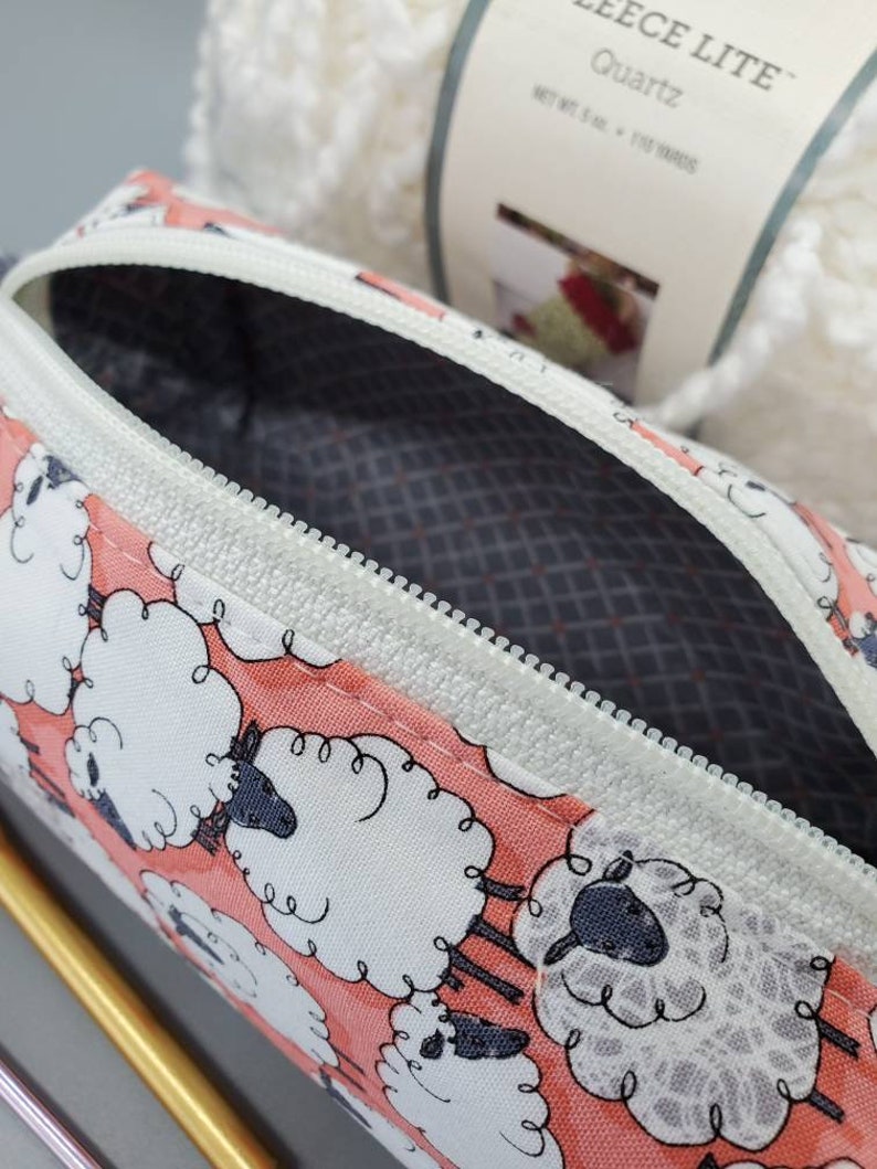 Crochet Hook Boxy Pouch Sheep Project Boxy Pouch