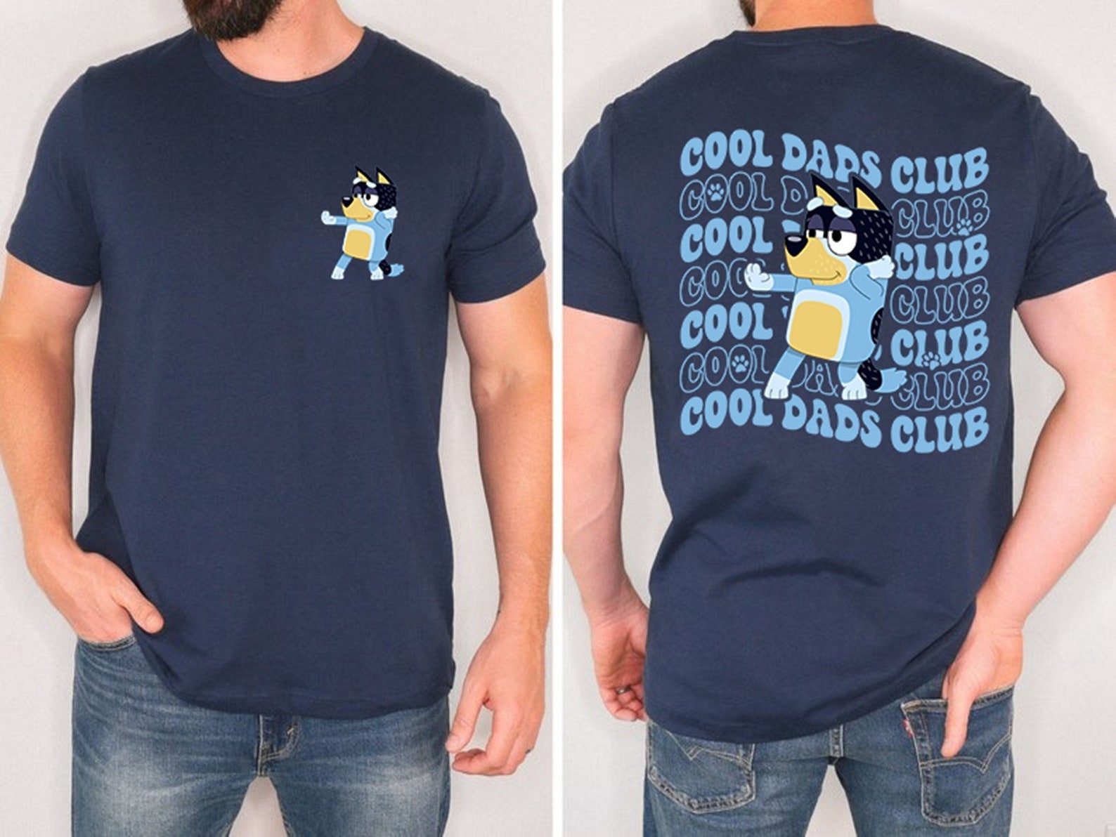 Bluey T Shirt Adult Bluey Shirt Bluey the Dog Tshirt Cartoon Shirt