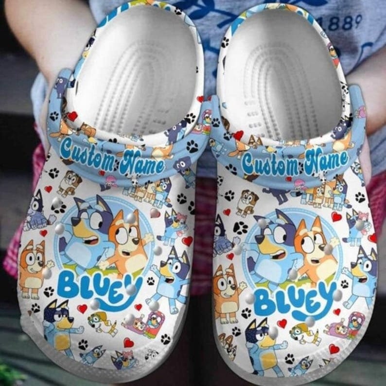 Personalized BlueyDad Family Birthday Clog