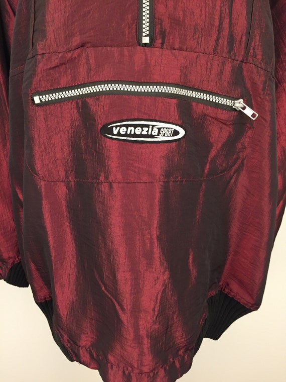 Venezia Half Zip Pullover 90s Windbreaker Jacket … - image 3