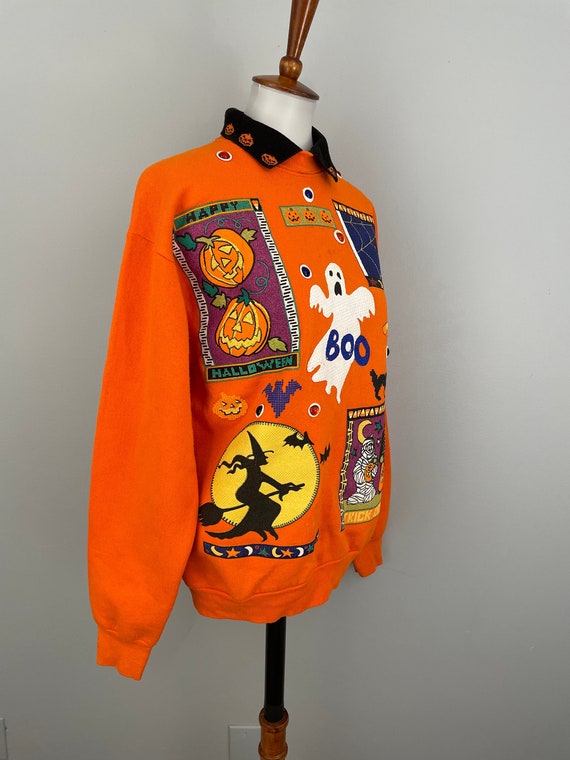 Halloween sweatshirt vintage Clearance