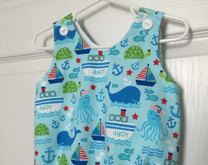 Infant Boy Romper Baby Boy Bubble Suit Sun Suit With Fun Etsy