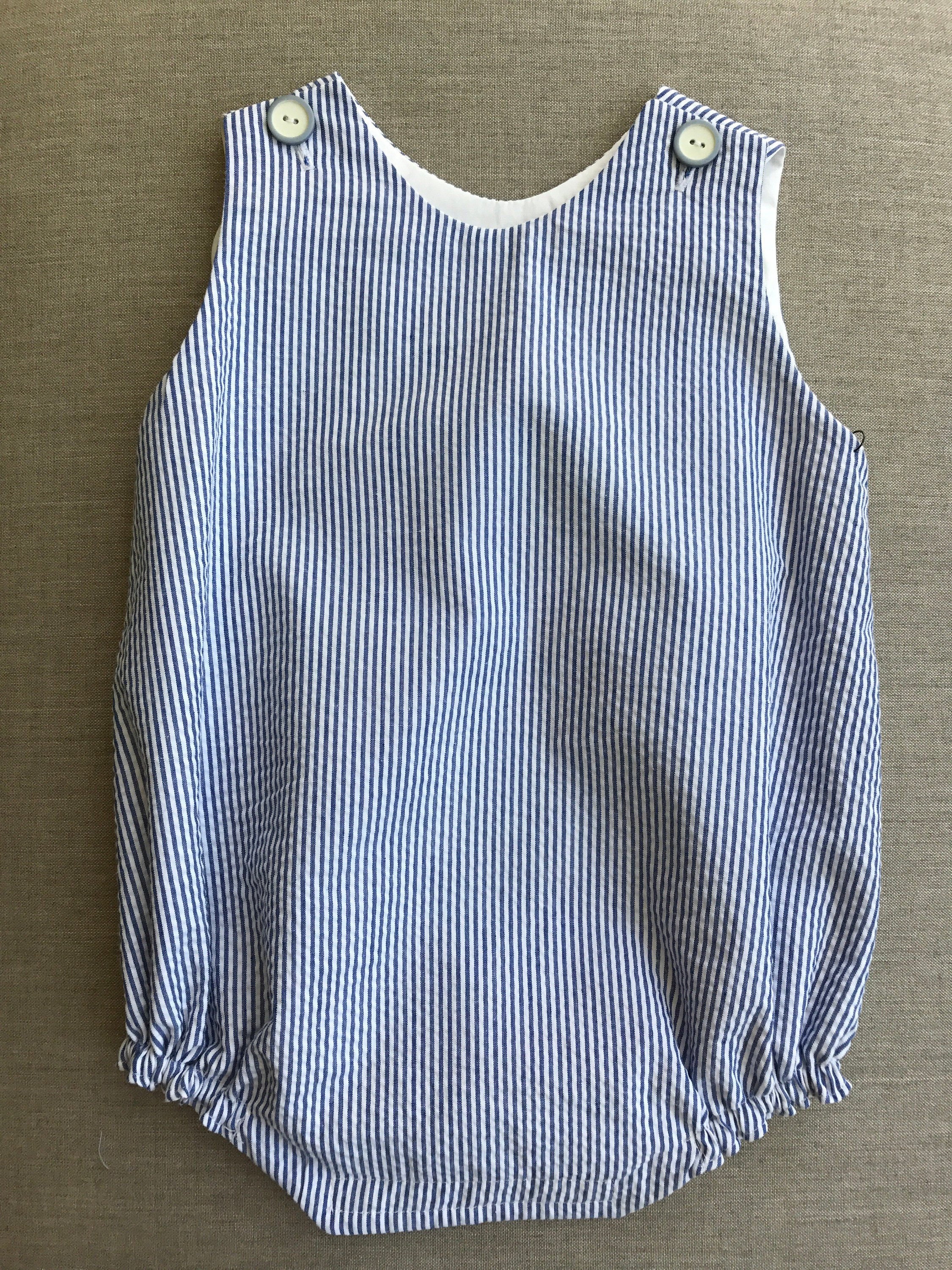 Seersucker Bubble Suit