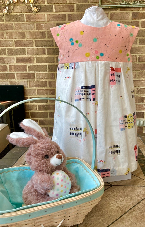 classic easter dress Precious Easter Eggs White Amelia Dress