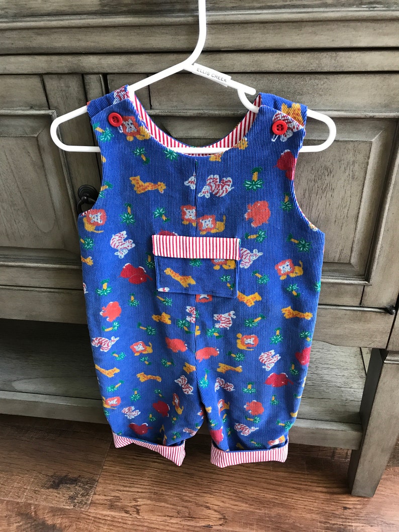Toddler Boy. Baby Boy. Overall Romper Longall. Size 12 Months. Kids