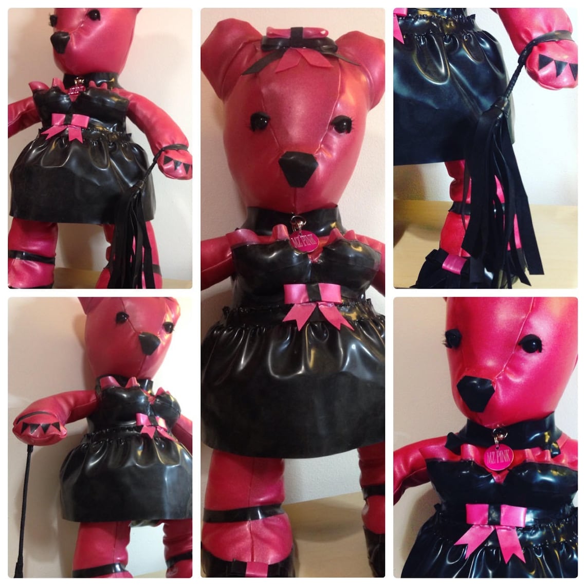 Custom Latex Rubber Fetish Bear Teddy Plushie Plush Toy Etsy 