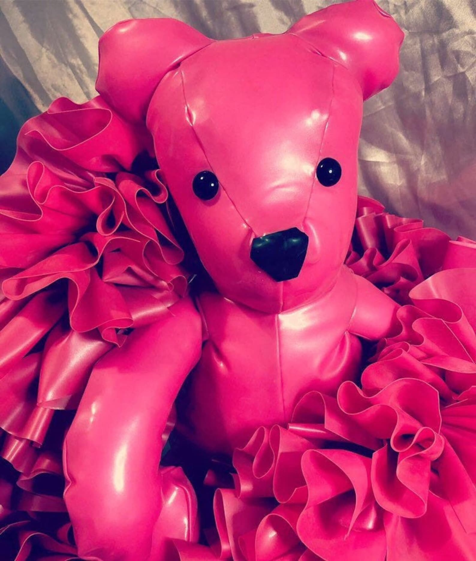 Custom Latex / Rubber Fetish Bear Teddy Plushie Plush Toy | Etsy