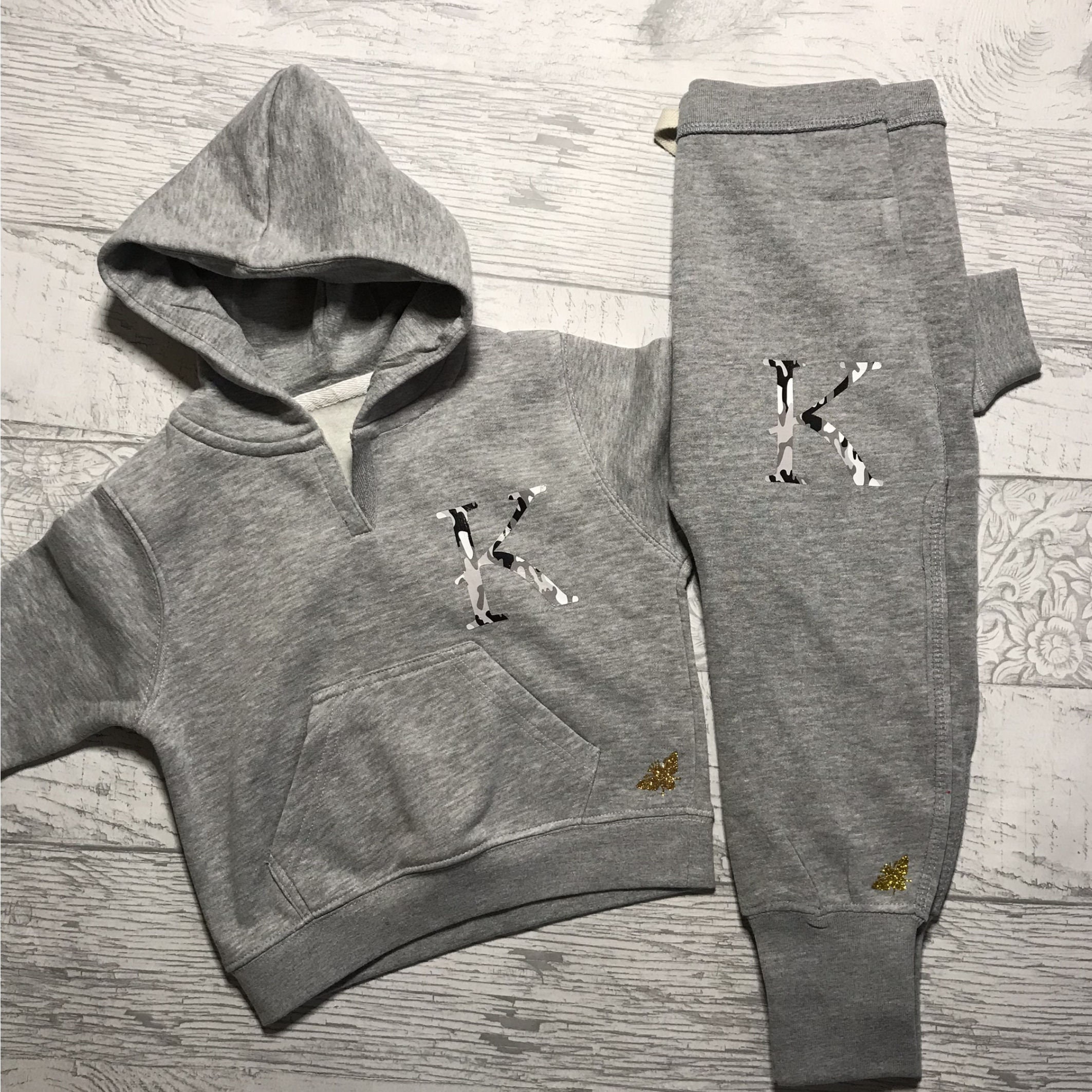 baby boy initial tracksuit