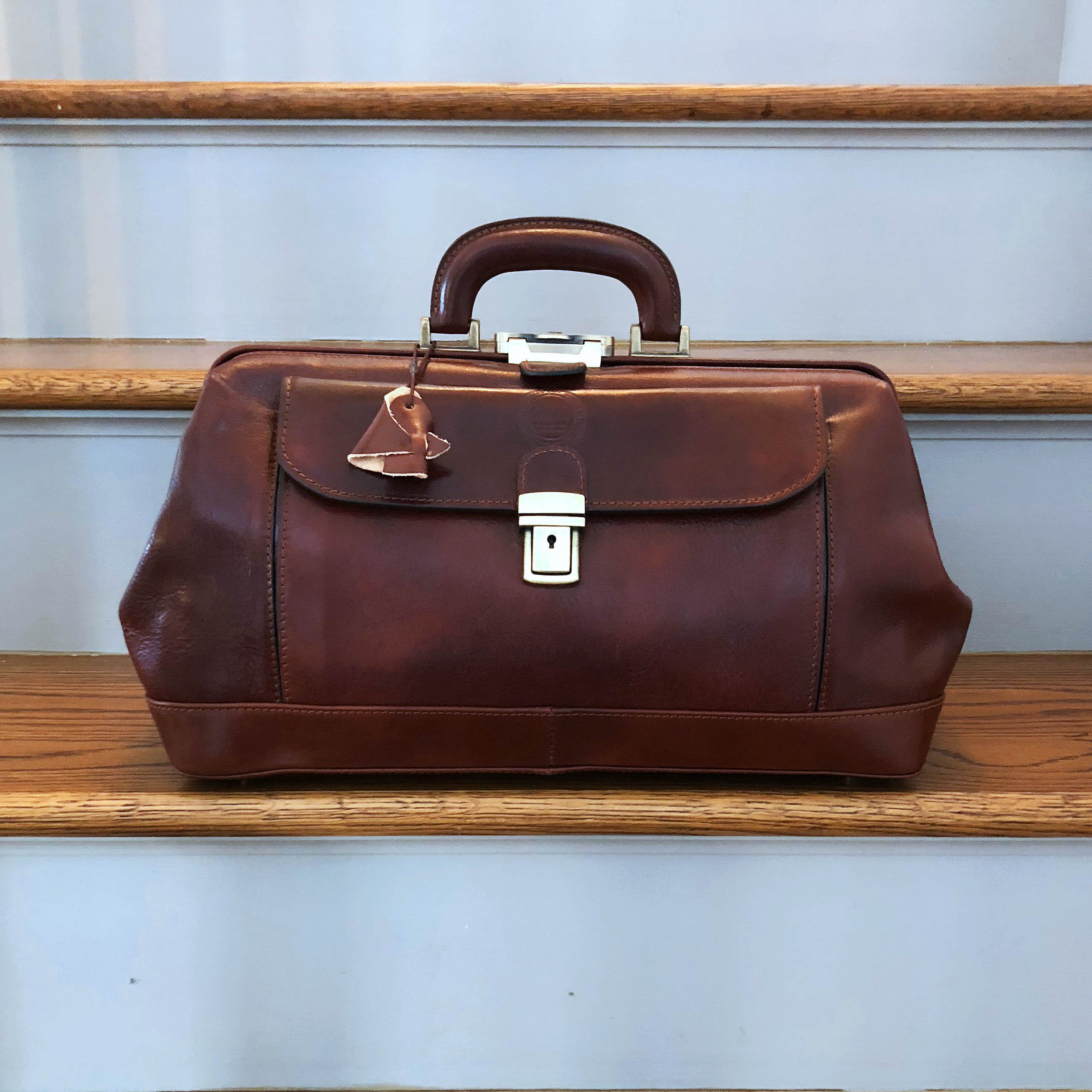 Sac De docteur en cuir sac ?� main en cuir de style docteur | Etsy