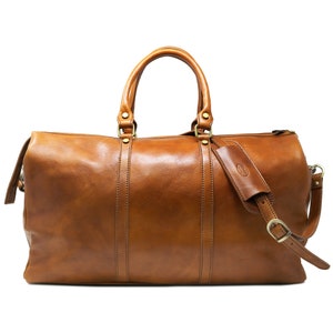Leather Travel Bag,Leather Duffel Bag,Weekender Bag,Duffle Bag,Leather overnight bag,Cabin Travel Bag,Brown Duffel,Gym Bag image 2