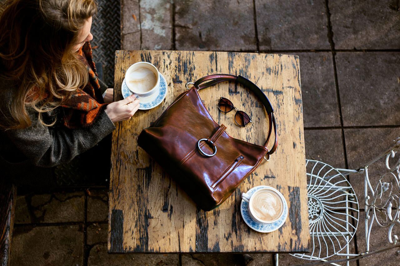 Leather Bag, Leather Handbag,  Leather Shoulder Bag, Leather Purse, B…