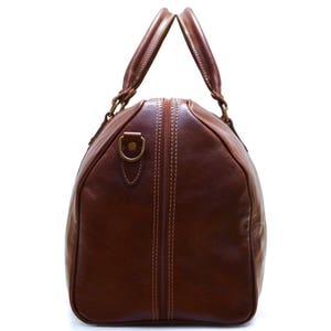 Cenzo Leather Duffel Bag, Travel Bag, Overnight Bag, Weekender Bag, Duffle Bag, Gym Bag, Leather Sports Bag 8815 image 7