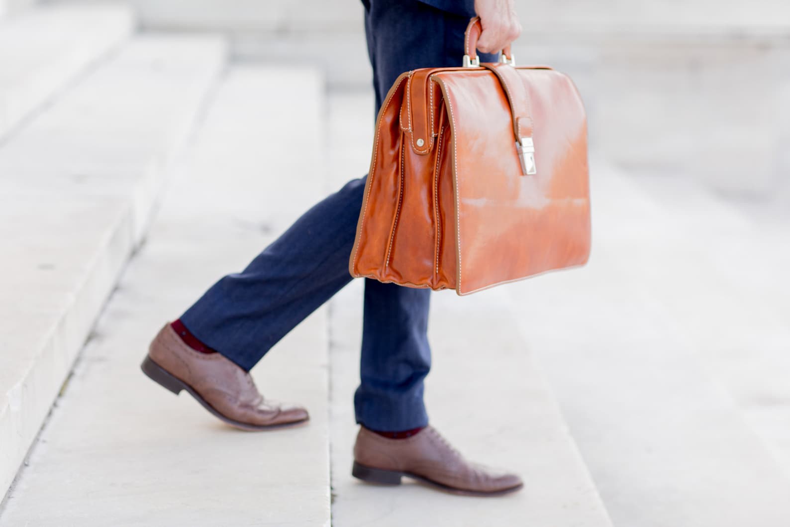 Leather Briefcase Lawyer Briefcase Doctor Briefcase Laptop Etsy