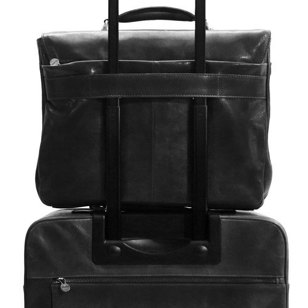 Leather Briefcase Black Leather Briefcase Mens Leather Etsy
